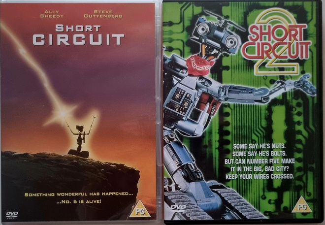 SHORT CIRCUIT & SHORT CIRCUIT 2 / ROBOTTI RAKASTUU DVD