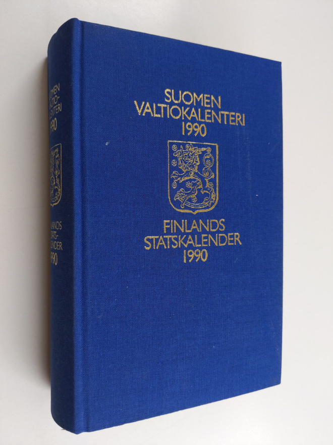 Suomen valtiokalenteri Finlands statskalender 1990