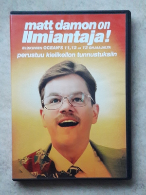 Ilmiantaja, DVD. Matt Damon