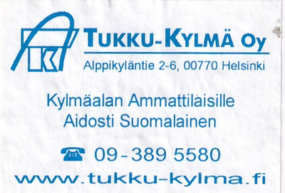 Helsinki, Tukku - Kylmä Oy,   s86