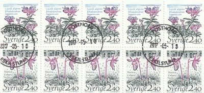 RUOTSI 1989 - Fa 1583/84 VIHKOLEHTI LEIMATTUNA