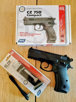ASG CZ 75D Compact ilmapistooli 4.5mm CO2
