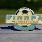 Kuuluisa 90 Luvun Finnpa Futismerkki. Halkaisija - 28 mm. - pikkukuva 3