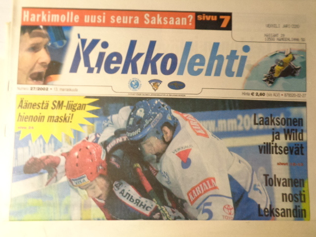 Kiekkolehti Nro 27/2002 (11.12)