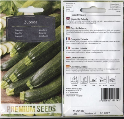 Kesäkurpitsa "Zuboda" - siemenet #