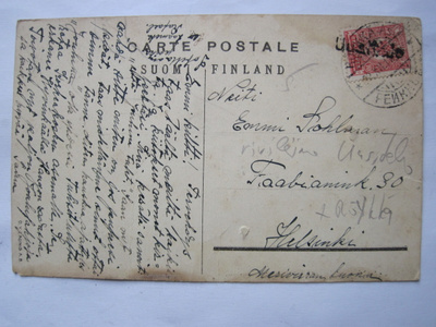 VANHA Postikortti Rivileima Uusitalo + Röykkä 1911