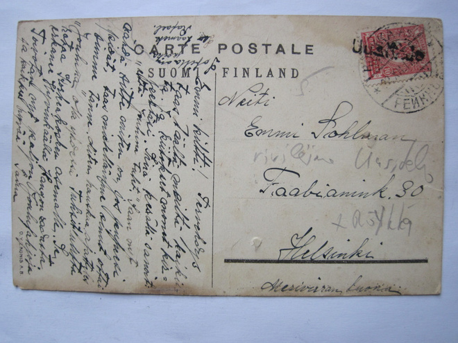 VANHA Postikortti Rivileima Uusitalo + Röykkä 1911