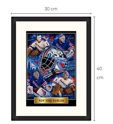 Uusi New York Rangers NHL art print Limited Edition