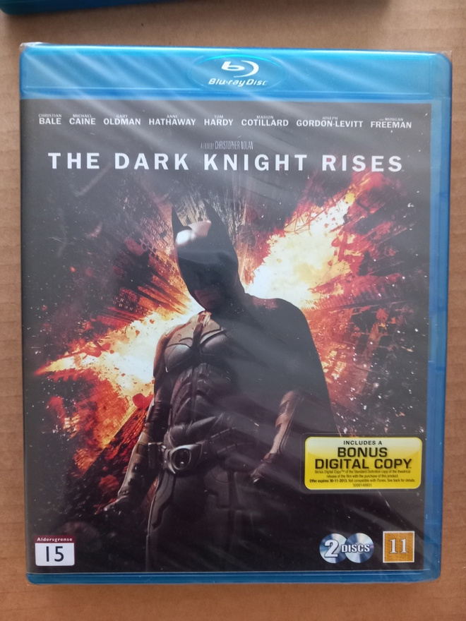 The dark knight rises Nordic Blu-ray
