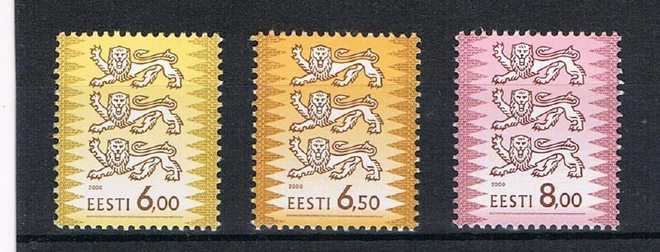 Viro 2000-  Vaakunoita 4,40-8,00 (4)  ++