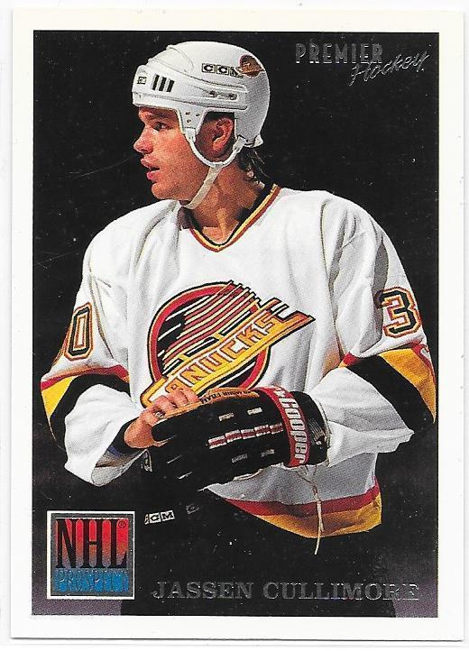 1994-95 Topps Premier #477 Jassen Cullimore Vancouver