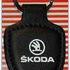 Pieni nahkainen Skoda avaimenperä - pikkukuva 1