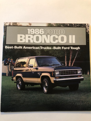 Myyntiesite - Ford Bronco II - 8/1985
