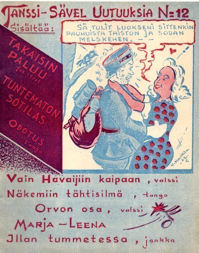 TANSSI-SÄVEL UUTUUKSIA NRO 12 (1942)