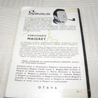 Georges Simenon Maigret ja matkalaukku 1.p 1957 - pikkukuva 2