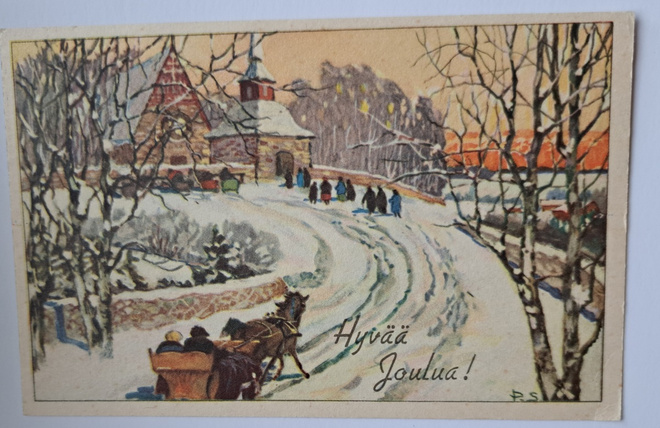 P.Saharoff: reellä Kirkkoon,  kulkenut 1943