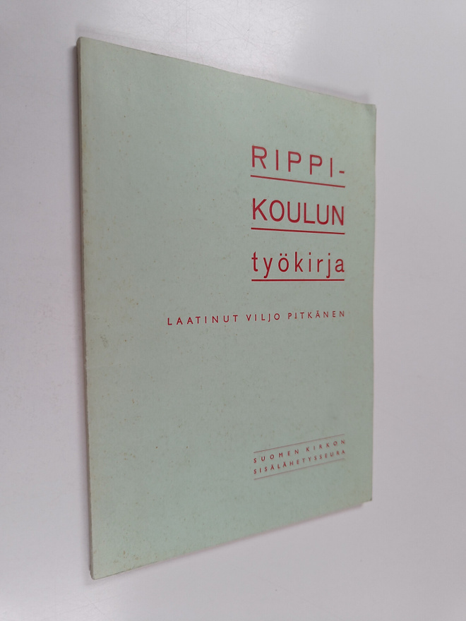 Viljo Pitkänen : Rippikoulun työkirja