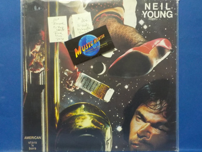 NEIL YOUNG - AMERICAN STARS 'N BARS - EU 80'S M-/EX+ LP