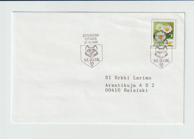 ERIKOISLEIMA ,21.10.1995, SUROK 35v, Otaniemi