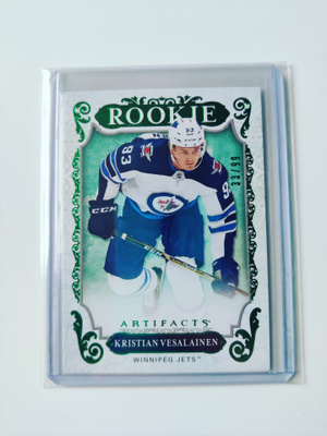 Kristian Vesalainen 18-19 Artifacts Rookie Emerald /99