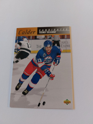 1992-93 Upper Deck Calder Candidates #CC10 Teemu Selänne