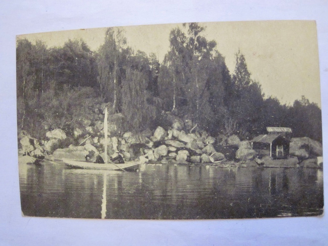 VANHA Postikortti Inkoo Barösund 1920-l