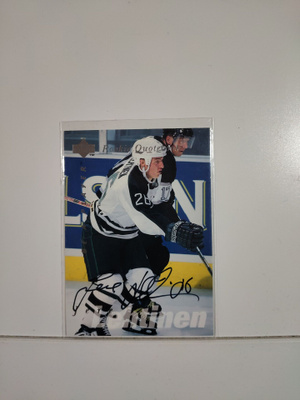 1995-96 Upper Deck Be a Player Autograph #S175 Jere Lehtinen