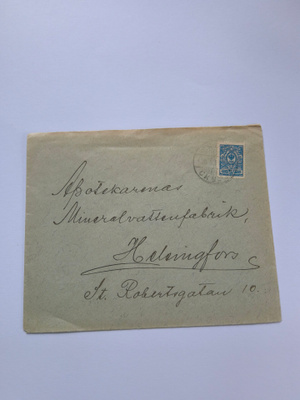 Postilähetyskuori v.1914