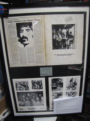 FRANK ZAPPA PRESSKIT- 74 ZAPPAN NIMMARILLA RAAMEISSA