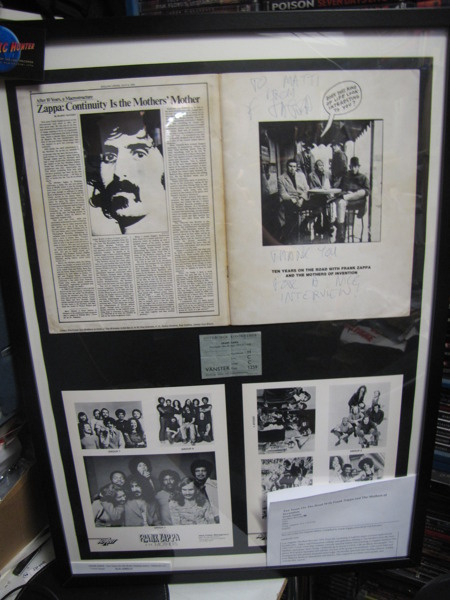 FRANK ZAPPA PRESSKIT- 74 ZAPPAN NIMMARILLA RAAMEISSA