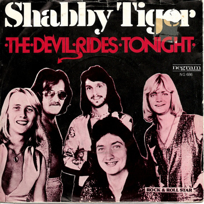 SHABBY TIGER: The Devil Rides Tonight / Rock And Roll   7"kk
