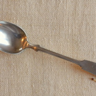 ISO v.1929 Musla otinlusikka 26,5 cm (alpakkaa) - pikkukuva 1