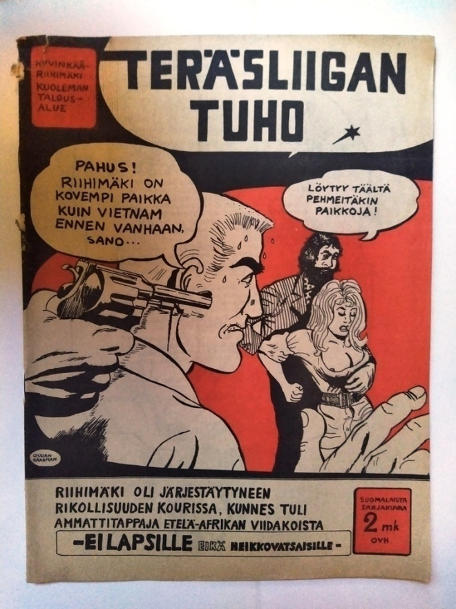 Ossian Saarman Teräsliigan tuho Hyvinkää-Riihimäki kuoleman