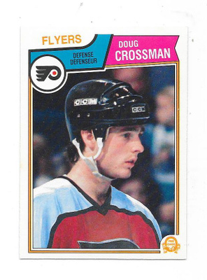 1983-84 OPC #263 Doug Crossman Philadelphia Flyers