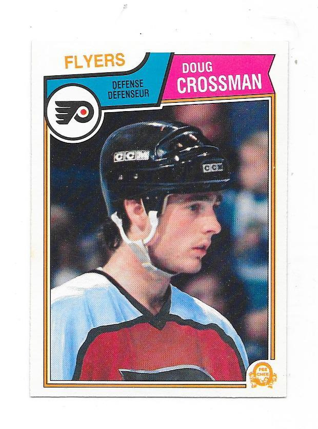 1983-84 OPC #263 Doug Crossman Philadelphia Flyers
