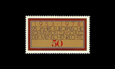 Saksa 979 ** Euroopan ihmisoikeussopimus 25v (1978)