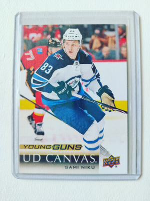 18-19 UD Young Guns Canvas - Sami Niku