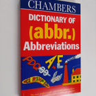 Chambers dictionary of abbreviations - pikkukuva 1