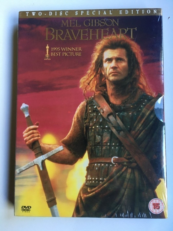 BRAVEHEART, DVD x 2, Gibson, muoveissa