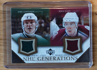 Lehtinen/Hahl 2005-06 UD NHL Generations Game Used Jersey