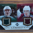 Lehtinen/Hahl 2005-06 UD NHL Generations Game Used Jersey - pikkukuva 1