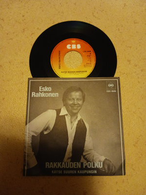 Esko Rahkonen – Katse Suuren Kaupungin 7" ps orig 1980 mint