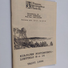 Kirjojen postimyyntiluettelo n:o 14 : talvi 1996 - pikkukuva 1