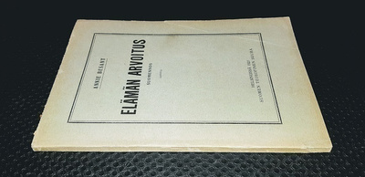 Annie Besant : Elämän arvoitus (Teosofinen seura 1921)
