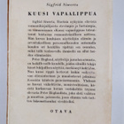 Sigfrid Siwertz : Kuusi vapaalippua - pikkukuva 2