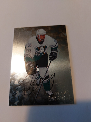 1998-99 Be A Player Autographs #155 Travis Green