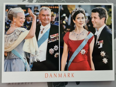 Kortti: Tanskan kuninkaallisia