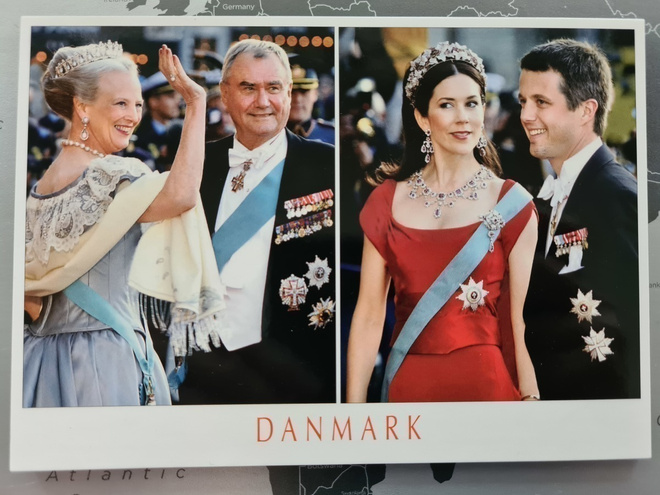 Kortti: Tanskan kuninkaallisia