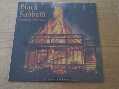 Black Sabbath Paranoid in New Jersey lp muoveissa