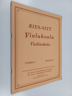 Viulukoulu = Violinskola : Vihko 1 = Häfte 1